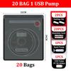 For 3D Upgraded black Filament Vacuum Bag PLA ABS PETG Filament Storage with USB Rechargeable Electric Air Pump Vacuum Sealing