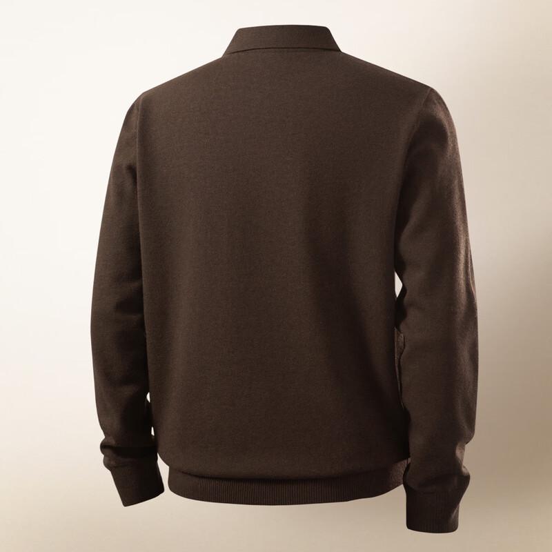 Daishu Men's Wool-Blend Mock Neck Knit Sweater