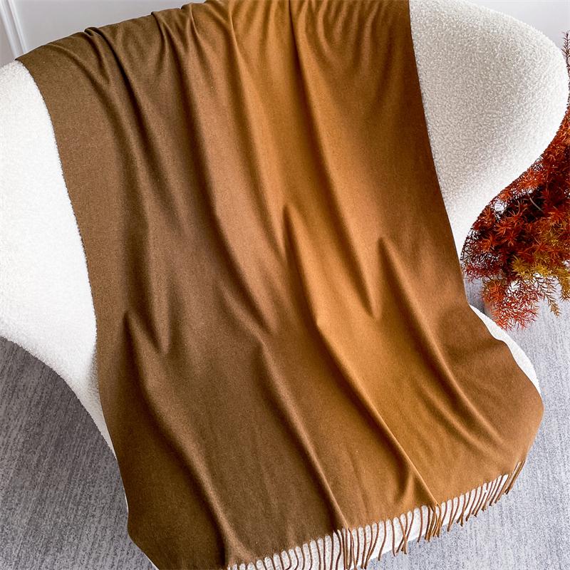 New 40 Color Winter Scarf for Women Long Warm Cashmere Scarves Hijab Solid Lady Shawl Wrap Pashmina Bandana Stoles 70X190Cm