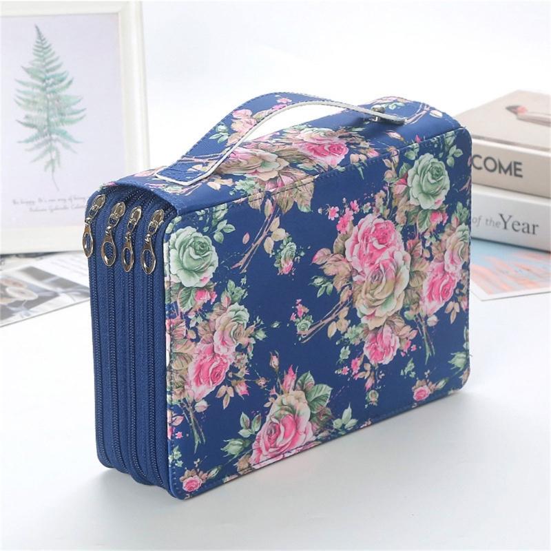 High Capacity Pencil Bag 200 Slots Zippers Closure Pencil Case for Artist Student, Large Capacity Pencil Holders Pouches