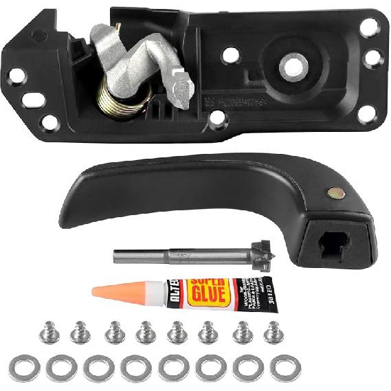 Interior Door Handle Front Left Driver Side Compatible With 2007-2014 Chevy Silverado Avalanche Suburban Tahoe GMC Sierra Cadillac Escalade ESV EXT