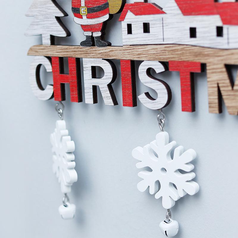 Creative Wooden Christmas Ornaments: Home, Restaurant, Door Hangings & Gifts