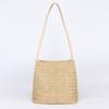 Straw Bucket Bag For Women With Magnetic Closure And Inner Pockets Ideal For Daily Use