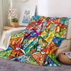 Pokemon Characters Collage Blanket Soft Throw Blanket For Home Bedroom Bed Sofa Travel Office Solid Christmas Blanket