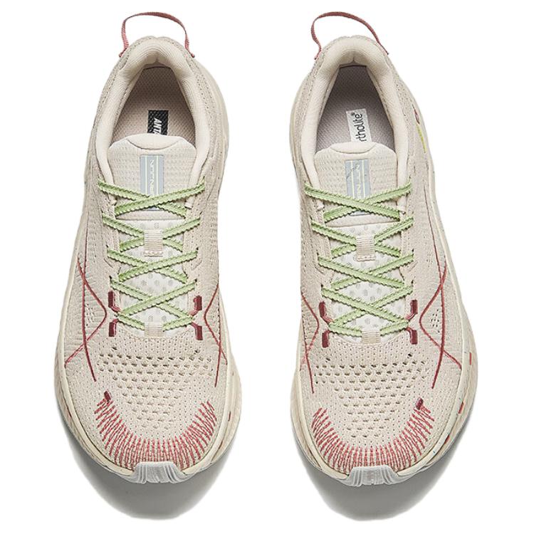 Anta Champion All-Around Non-Slip Wear-Resistant Low-Top Running Shoes Women sneaker Light-Red 122436634A-4