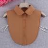 Solid Color Fake Collar for Women's Half Shirt Blouse Vintage Detachable Collar Shirt False Collar Women Clothes Accessories