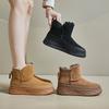 Fleece High-top Snow Boots for Women's Winter New Student Ins Korean Version of Warm Casual Platform Cotton Shoes 9010