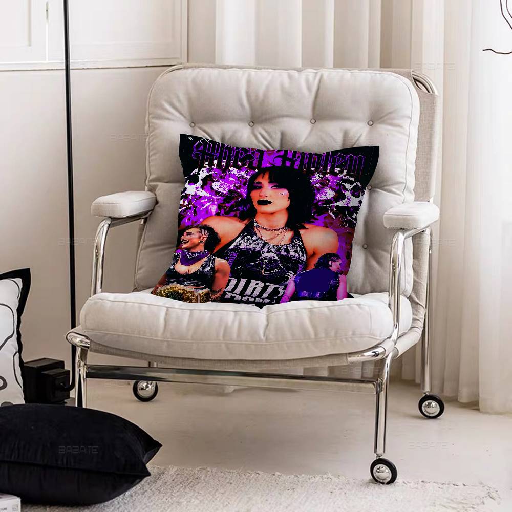 Rhea Ripley Female Wrestler Pillowcase Toon Gift Cushion Cover Bedroom Home Sofa Chair Seat Decor Pillow Case