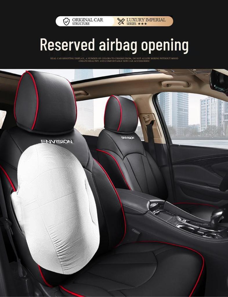 Buick Envision Vollständige Leder-Autositzbezüge für alle Jahreszeiten
