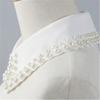 Korean Style Front Opening Artificial Pearls Detachable Collar Elegant Accessory For Dresses And Sweaters
