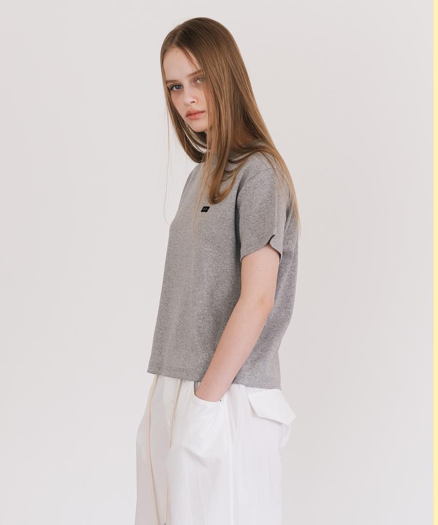 INJIACTIVE Small Logo Tee Gray
