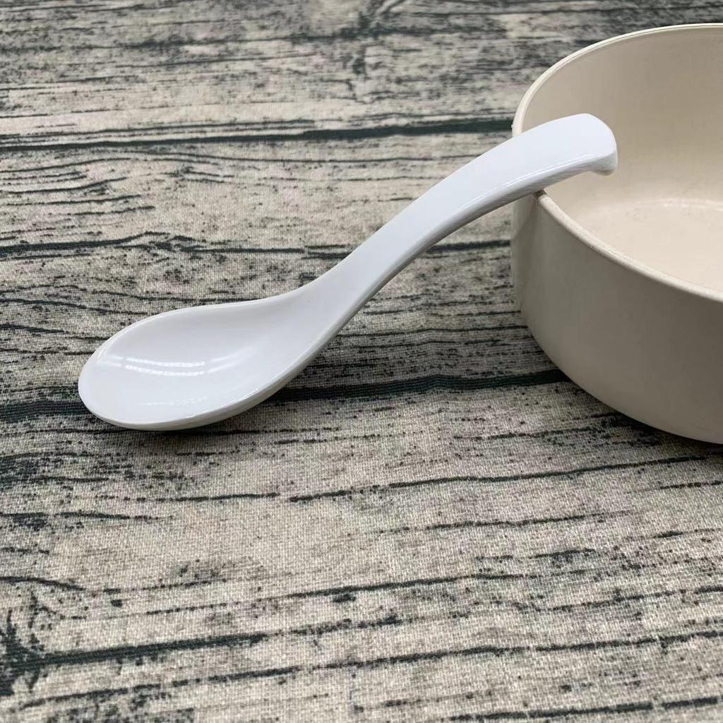 Heat-resistant Shatterproof Melamine Kung Fu Spoon - Restaurant-Grade Tableware