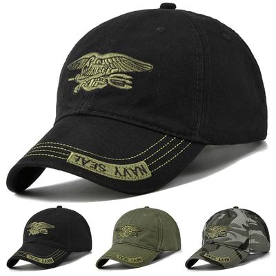 Czapka bejsbolowa Seals Fashion Golden Haft Dad Hat Męskie bawełniane czapki sportowe Regulowane czapki typu snapback