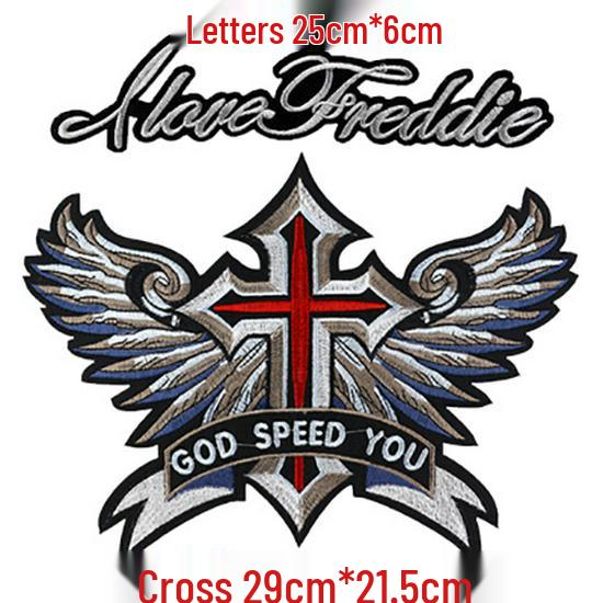 

Великий вишитий патч з орлом для прикраси мотоциклетної куртки