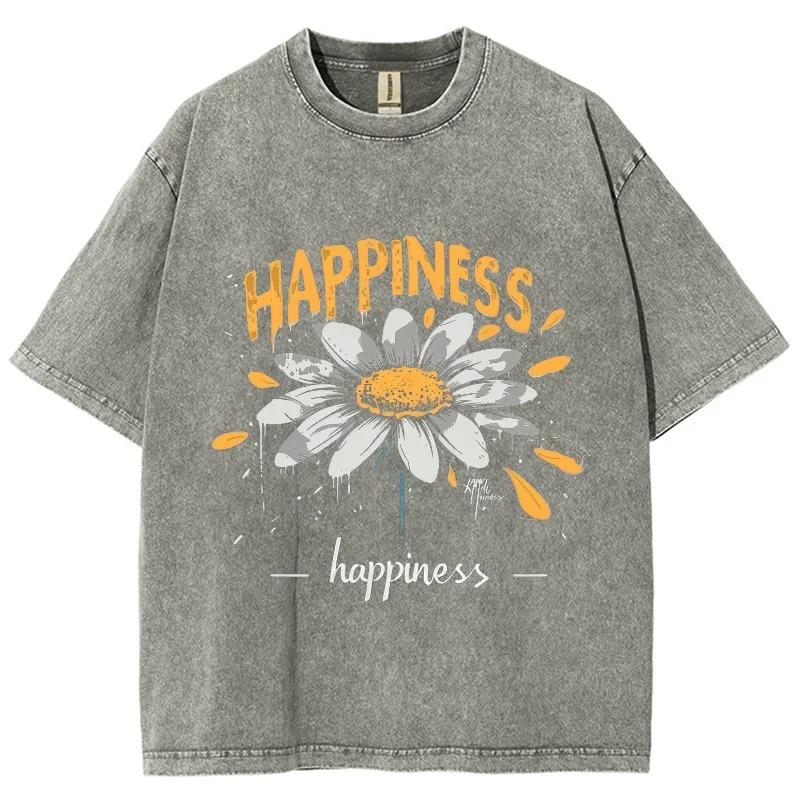 Malibu Beach Washed T-Shirt Women Letter Printing Cotton T Shirt Comfortable Crewneck Tops Casual Oversized Tees Female Clothes