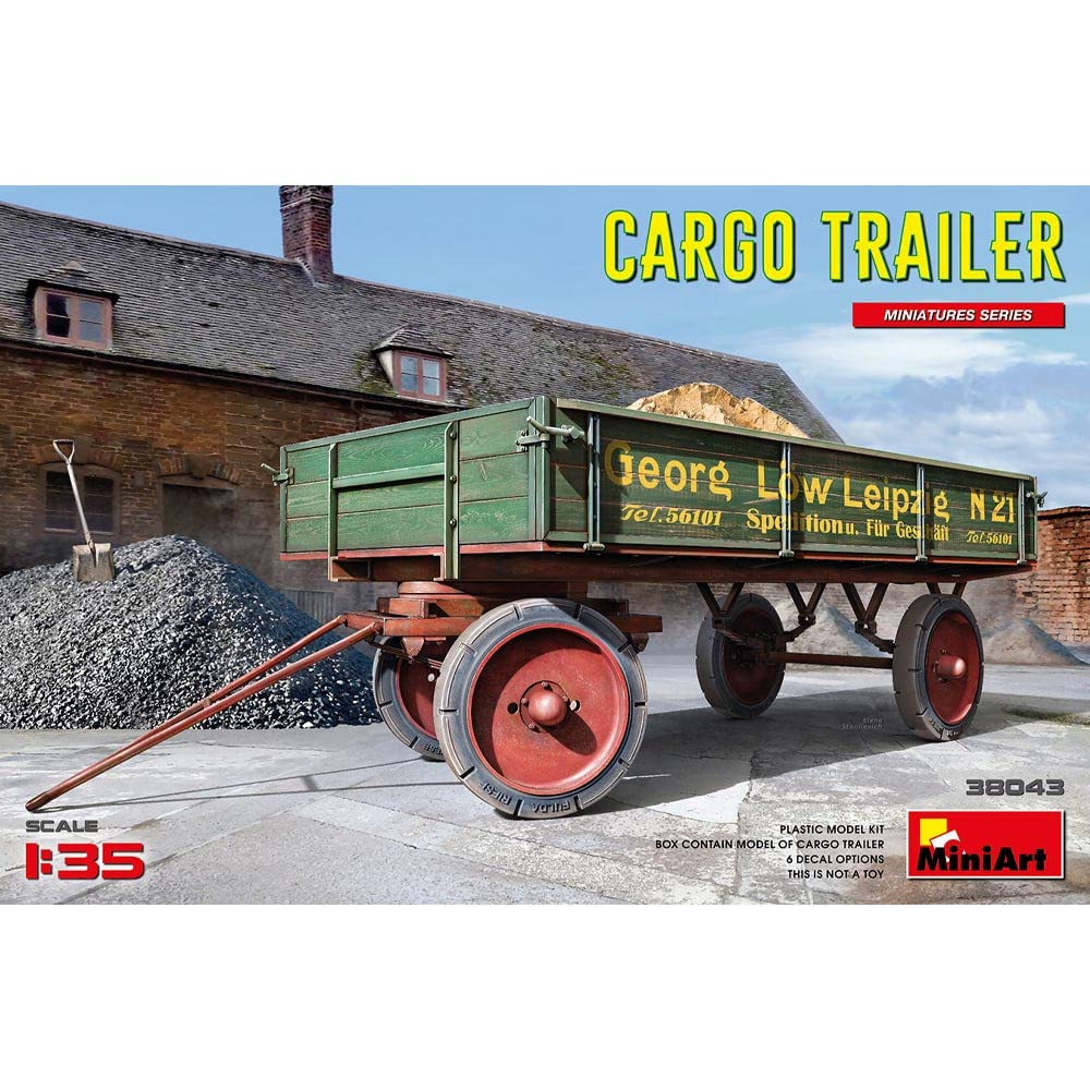 

Miniart Cargo Trailer Plastic Model MA38043 1/35