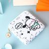 Cartoon Waterproof Menstrual Pad & Sanitary Napkin Storage Bag - Portable with Slots for Charging Cable, Coins, Lipstick