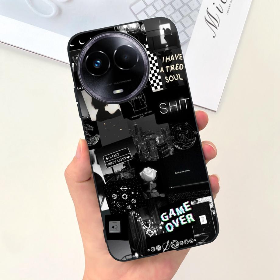 For Realme 11x Case Realme 11 5G Taiwan Cover Soft Silicone Bumper Protective Luxury Print Back Cases For Realme11x  11 x Funda