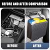 Keep Your Car Neat With Multiple Pocket Compartments Leather Seating Back Organizers Storage Bag For Family Long Journey