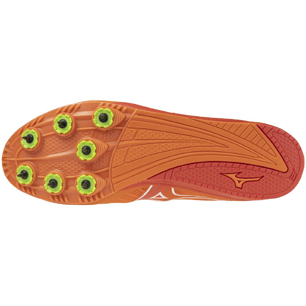 Zapatillas de Atletismo 2 Actividades de Club Ligeras Clavos de Atletismo de Corta Distancia para Pistas de Menos de 800m Naranja x Blanco cm 2E [Mizuno]