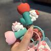 Cute Rabbit Flashlight Keychain With Deli Gel Material For Girls And Kids