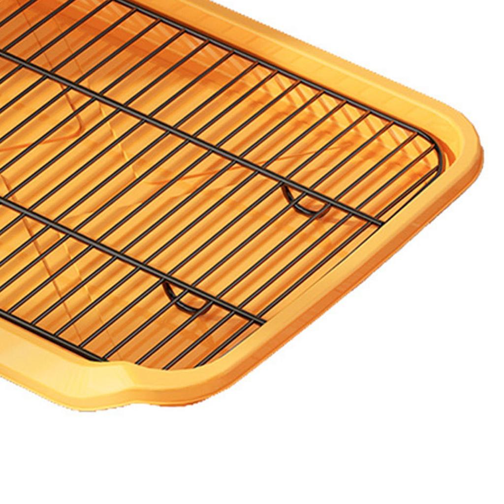 Dog Potty Tray Flat Plate Type Spill Proof Large Space Removable Washable Dog Training Toilet for Small Medium Large