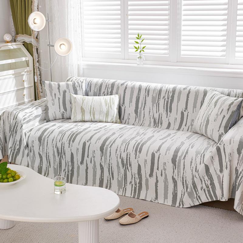 Ice Silk Sofa Towel a Whole Full Cover Cloth Summer Sofa Cover Summer Cold Feeling Blanket