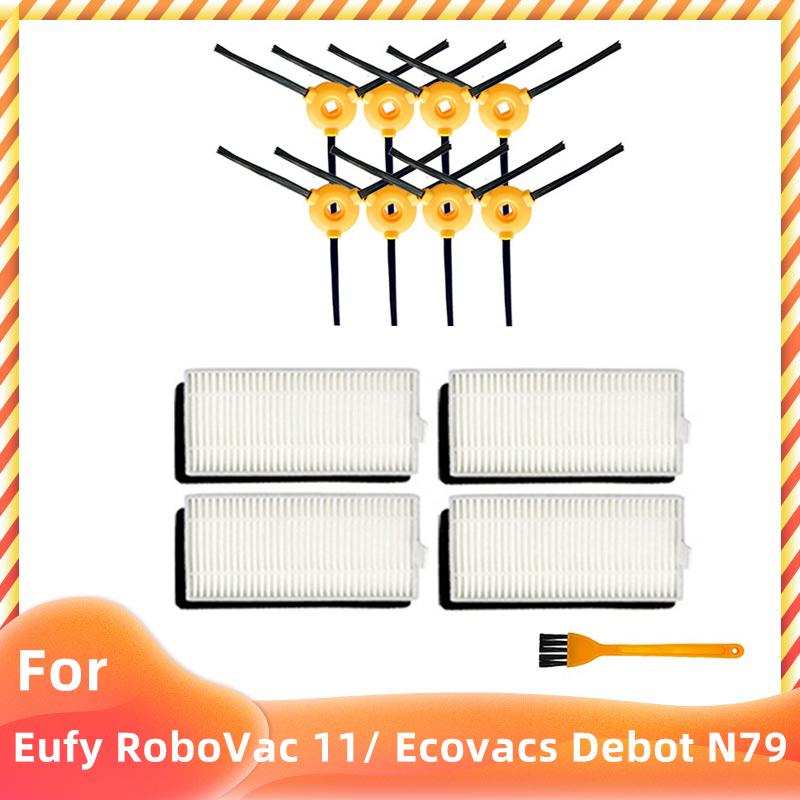 Pour Eufy RoboVac 11/11C Ecovacs Debot N79 N79S DN622 CONGA EXCELLENCE 990 Pièces de Rechange Brosse Principale Latérale Filtre Hepa Accessoires