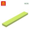 121Pcs/lot 6636 1x6 Tile Building Block Moc Classic Accessories Compatible with Brick Children Toys Gift Box