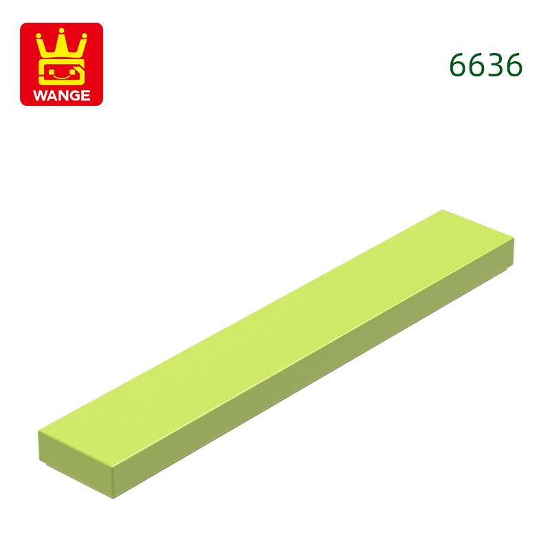 121Pcs/lot 6636 1x6 Tile Building Block Moc Classic Accessories Compatible with Brick Children Toys Gift Box