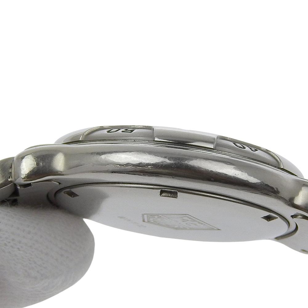 Tag Heuer Professionelle Uhren WH1112 6000er Serie Silbergrau Zifferblatt Edelstahl Quarz Analoge Anzeige Herren Gebraucht