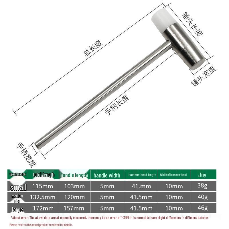 Easter Egg DIY Rubber Double-headed Mini Hammer for Watch Repair
