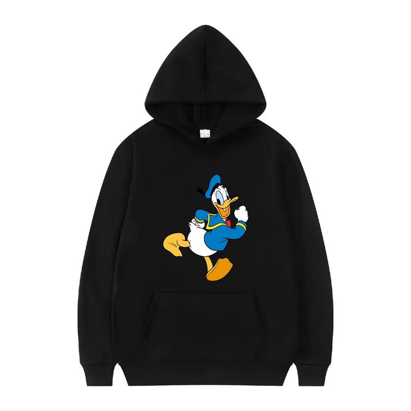 Disney Mickey Mouse Pattern Woman Streetwear Loose Grey Winter Tops Clothes Pullovers Ladies Cheap 90s Hoodies Men Sweatshirts