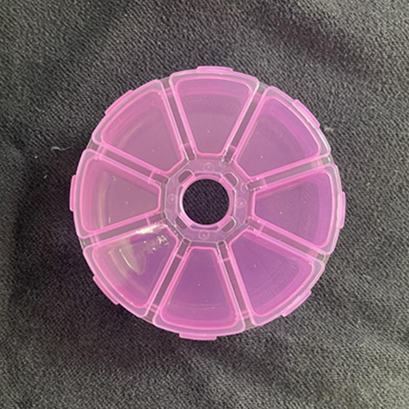 Bead Jewelry Container 8 Grid Nail Art Water Diamond Storage Box Fish Hook Storage Box Coin Storage Box
