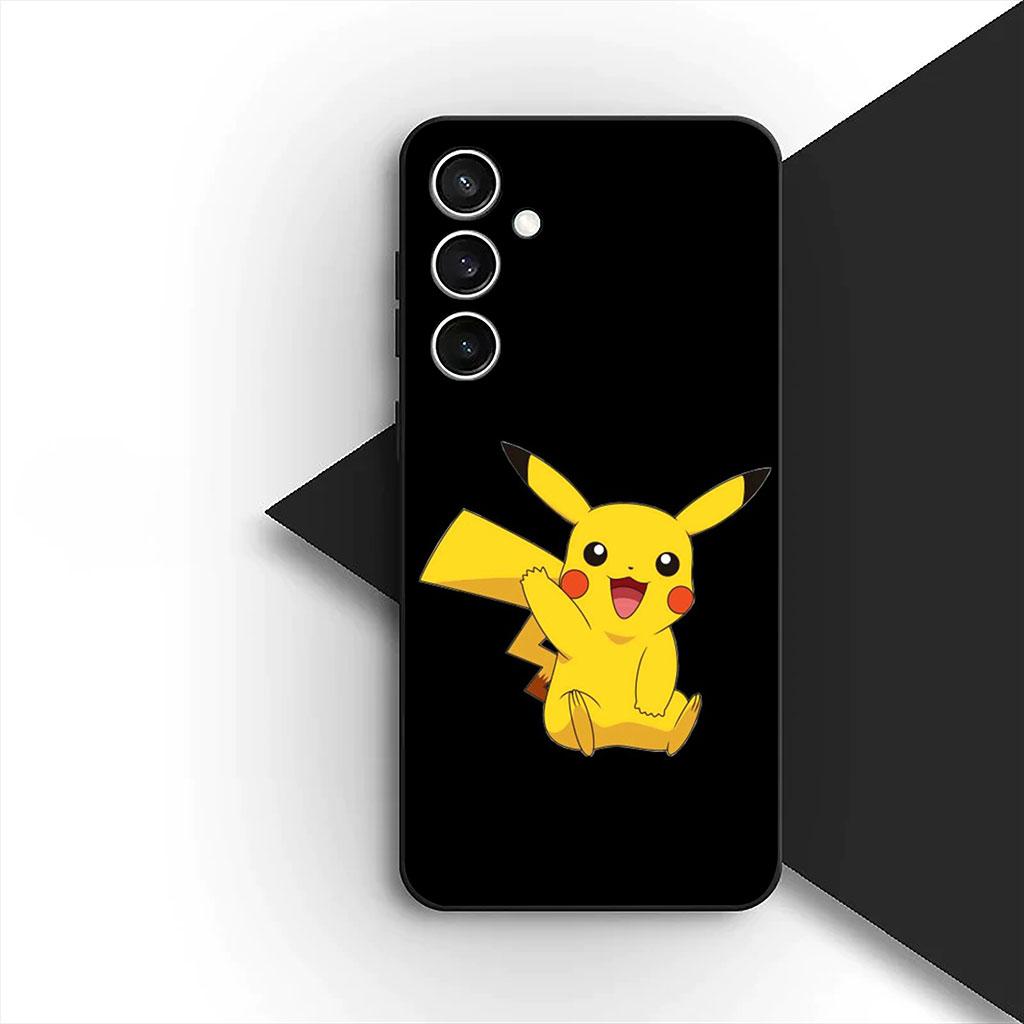 Cartoon P-Pokemons GO P-Pikachus Phone Cover Case for Samsung Galaxy S10 S8 S9 Plus A33 A34 A31 70 A71 A72 Note 20 9 8 S10E