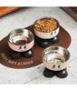 Elevated Dog Cat Bowl Stainless Steel Food Water Bowls Raised No Spill Pet Feeder Bowl for Puppy Small Medium Large Dogs Cats