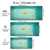 Cute Kawaii Swimming Duck Xxl Mouse Pad Hd Print Large Gaming Keyboard Mat Nonslip Rubber Base With Stitched Edges For Office