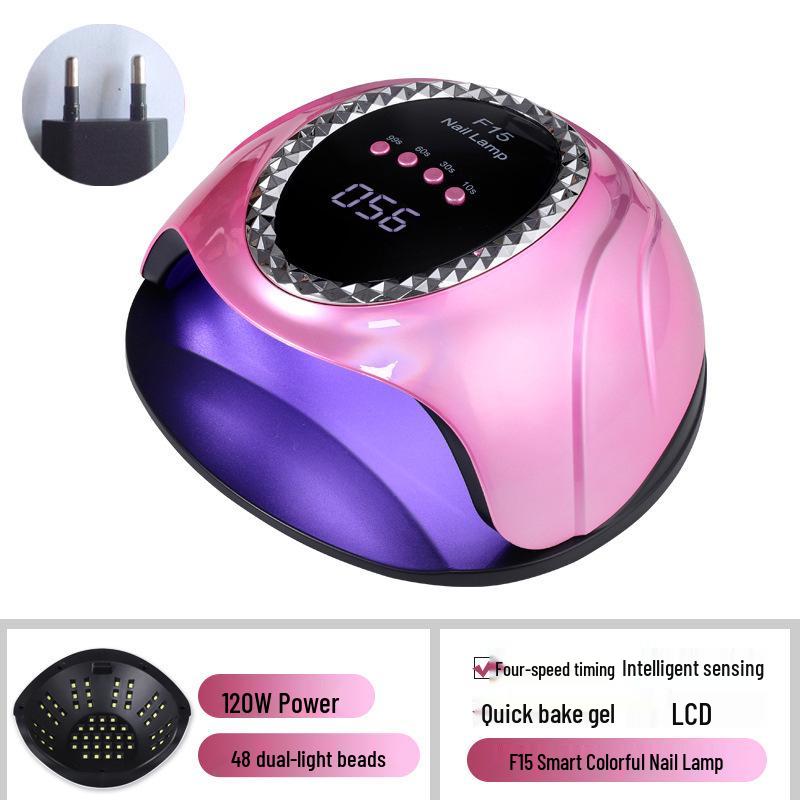 Dual-Hand Smart Sensor LED/UV Nail Lamp for Gel Polish Phototherapy