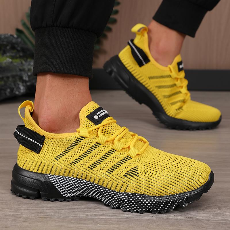 New Mesh Men'S Running Shoes Outdoor Casual Walking Fashion Sports Shoes Breathable  Comfortable Training Tennis Shoes For Men