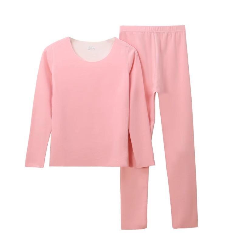 Fashionable New Arrivals Double-Sided Fleece Seamless Thermal Underwear Set for Men and Women Lightweight Winter Tops and Bottoms