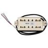 Musiclily Pro Alnico 5 Uncovered Adjustable Hexagonal Pole Humbucker Pickup for Neck PU Electric Black HH-HEXA Guitar,