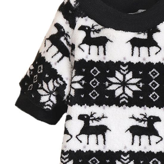 Puppy Pullover Unique Pattern Delicate Texture Polyester Xmas Themed Pattern Print Dog Sweater for