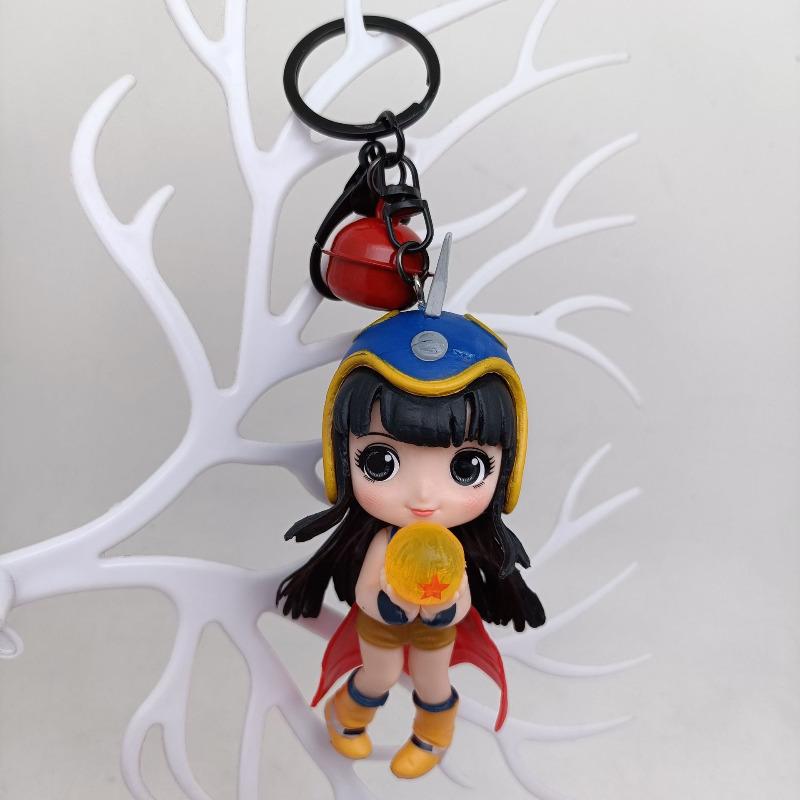 1PC Random Color Dragon Ball PVC Action Figure Keychain Goku Vegeta Frieza Cell