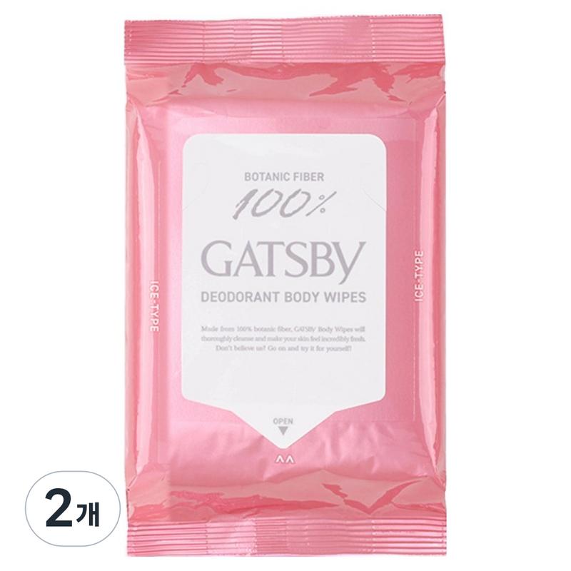 Gatsby Body Paper Ice Peach 30p, 203.7g, 2 pcs