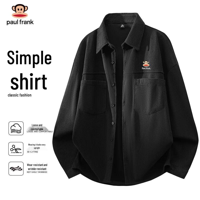 Paul Frank Men s Corduroy Long-Sleeve Shirt L