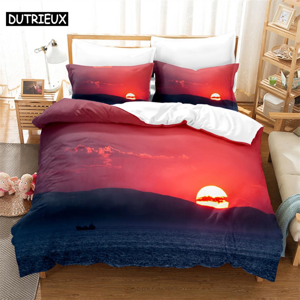 Tryck med fransk bulldog Barn Sängkläder Set Polyester Påslakan Örngott Queen King Size Söt Husdjur Valp Täckeöverdrag