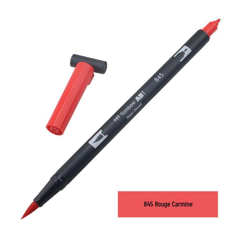 Tombow ABT Warm Color Double-Ended Watercolor Brush Pen for Students