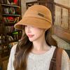 Spring and Autumn Sunshade Sunscreen Versatile Big Head Circumference Bucket Hat Women
