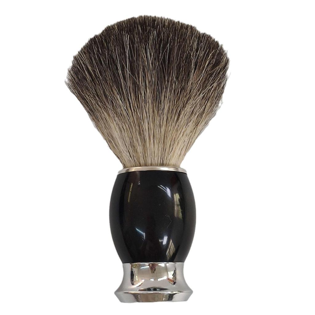 Retro Badger Hair Shaving Brush - Beard & Facial Cleanser with Lathering Brush Funciones