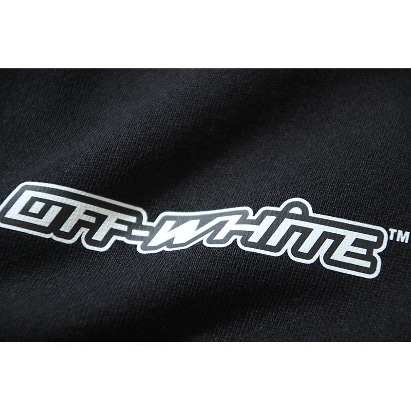 1236 Off-White 2026 Herbst und Winter Neu OW Dreidimensionales Quadratpfeilmuster Herren und Damen Rundhals-Hoodie